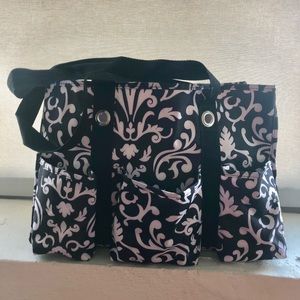 black&white Thirty-One utility organizational tote